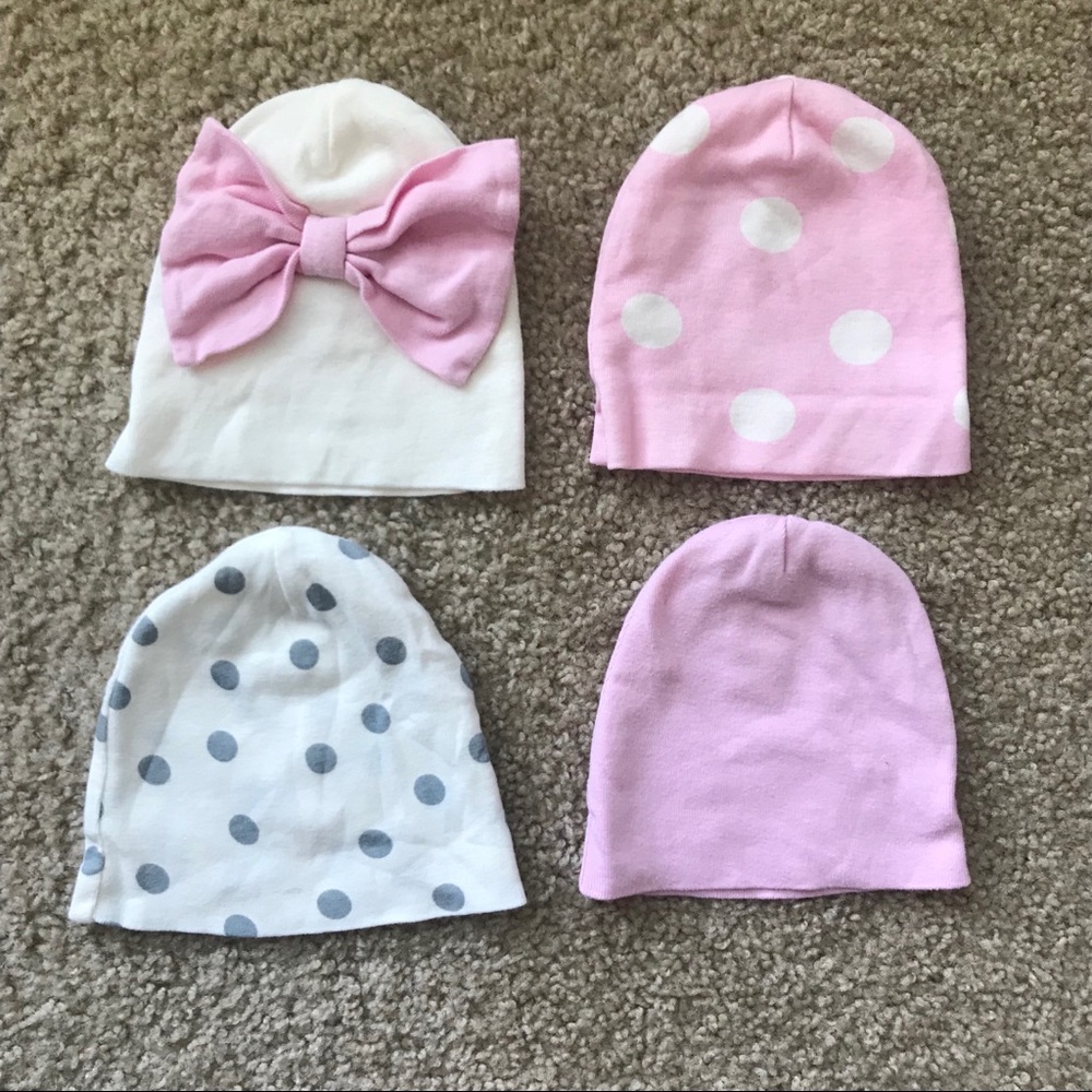 Infant Girls 10 Hat Bundle